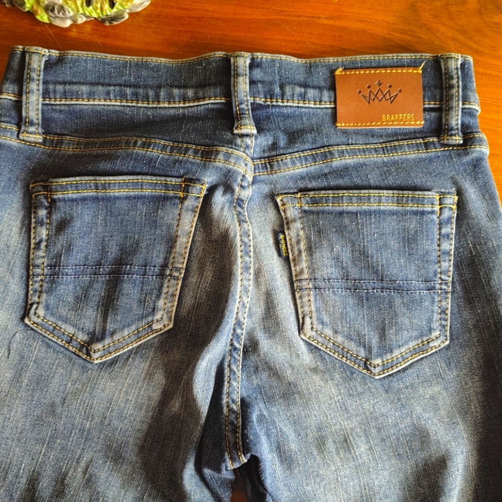 Brappers Skinny Blue Jeans 28 Isko Big John - Picture 6 of 8